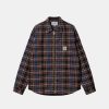 Mand Carhartt WIP Jakker | Story Shirt Jacket Stroy Check/Liberty