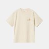 Kvinde Carhartt WIP T-Shirts | W American Script Tee Natural