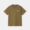 Mand Carhartt WIP T-Shirts | Formation Tee Larch/White