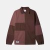 Mand Butter Goods Jakker | Patchwork Jacket Washed Burgundy