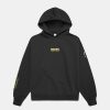 Kvinde 7 Days Active Sweatshirts | Organic Graphic Hoodie Black