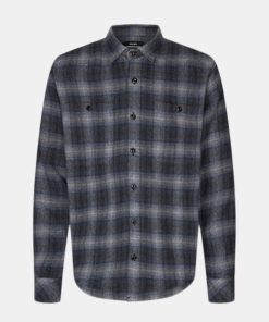 Mand Mads Nørgaard Skjorter | Soft Wool Roar Overshirt Deep Well Check