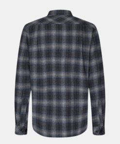 Mand Mads Nørgaard Skjorter | Soft Wool Roar Overshirt Deep Well Check