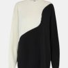 Kvinde Mads Nørgaard Strik | Sandra Knit Black/Winter White