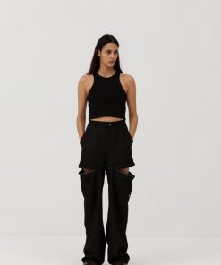 Kvinde H2OFagerholt Bukser | Windy Zip Pants Black