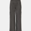 Kvinde Gestuz Bukser | Ysella Pants Grey/Black