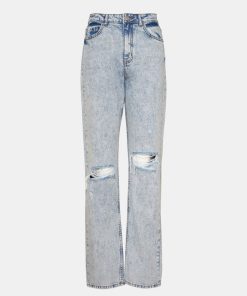 Kvinde Envii Jeans | Enbree Jeans Light Blue Holes