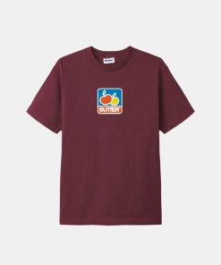 Mand Butter Goods T-Shirts | Grove Tee Burgundy