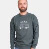 Mand ELSK Sweatshirts | Adventurous Sweatshirt Stone Green