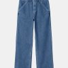 Kvinde Carhartt WIP Jeans | W Simple Pants Blue Stone Washed