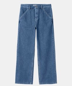 Kvinde Carhartt WIP Jeans | W Simple Pants Blue Stone Washed