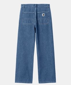 Kvinde Carhartt WIP Jeans | W Simple Pants Blue Stone Washed