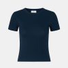 Kvinde Envii T-Shirts | Enally Crop Tee