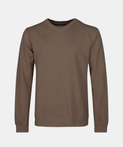 Mand Colorful Standard Sweatshirts | Organic Sweatshirt Cedar Brown