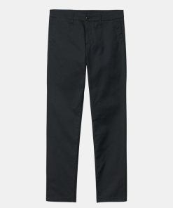 Mand Carhartt WIP Bukser | Sid Pants Black Rinsed