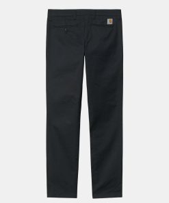 Mand Carhartt WIP Bukser | Sid Pants Black Rinsed