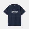 Mand Carhartt WIP T-Shirts | Throw Up Tee Blue