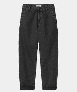 Kvinde Carhartt WIP Jeans | W Pierce Jeans Black Stone