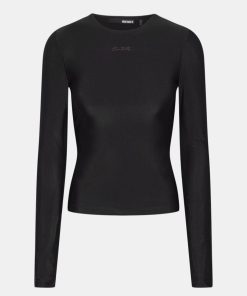 Kvinde ROTATE Toppe & Bluser | Firm Blouse L/S Black