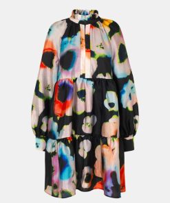 Kvinde Stine Goya Kjoler | Jasmine Dress Floral Night