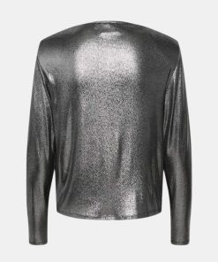 Kvinde Gestuz Toppe & Bluser | Maddix Blouse Silver