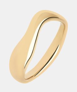 Kvinde Maria Black Smykker | Vayu Ring Gold