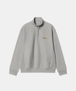 Mand Carhartt WIP Sweatshirts | American Script Half Zip Sweatshirt