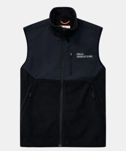 Kvinde HALO Veste | Blocked Fleece Vest Black