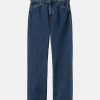 Kvinde Carhartt WIP Jeans | W Noxon Jeans Washed Blue Stone