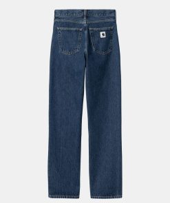 Kvinde Carhartt WIP Jeans | W Noxon Jeans Washed Blue Stone