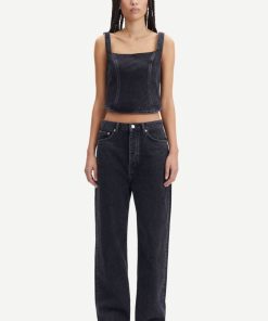 Kvinde Samsøe Samsøe Jeans | Shelly Jeans Black Blizzard