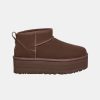 Kvinde UGG | W Ultra Mini Platform Boots Burnt Cedar