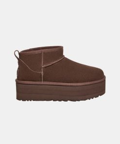 Kvinde UGG | W Ultra Mini Platform Boots Burnt Cedar