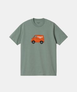 Mand Carhartt WIP T-Shirts | Mystery Machine Tee Glassy Teal