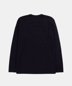 Mand Norse Projects T-Shirts | Holger Tee L/S Dark Navy