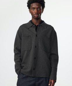 Mand NN07 Skjorter | Jonas Overshirt Dark Army