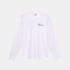 Kvinde HALO T-Shirts | Halo Tee L/S White/Black 9124 White/Black