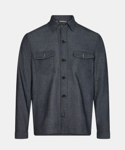 Mand MM Gallery Skjorter | Mmgwilliams Overshirt Antracite