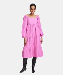 Kvinde Gestuz Kjoler | Bernadette Dress Phlox Pink