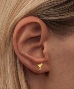 Kvinde LULU Copenhagen Smykker | Saturday Ear Stud Gold