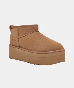 Kvinde UGG | W Ultra Mini Platform Boots Chestnut