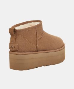 Kvinde UGG | W Ultra Mini Platform Boots Chestnut