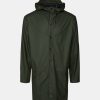 Kvinde Rains Jakker | Long Jacket Green