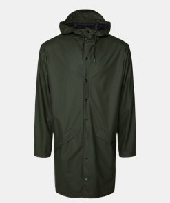 Kvinde Rains Jakker | Long Jacket Green