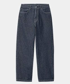 Mand Carhartt WIP Jeans | Orlean Pants Blue/White