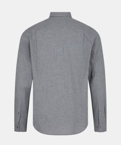 Mand MM Gallery Skjorter | Mmgtheo Brush Shirt L/S Light Blue Mel