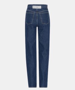 Kvinde ROTATE Jeans | Twill High Rise Jeans Sargasso Sea