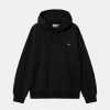 Mand Carhartt WIP Sweatshirts | Heart Patch Hoodie Black