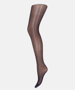 Kvinde Sneaky Fox Stromper | Clara Pantyhose Black