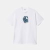 Mand Carhartt WIP T-Shirts | Deo Tee White